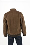 Hi-Jack B160 Men's Jacket Alcantara Regular Line Double Sided Brown