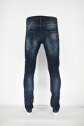 Moritz 833-034 Men's Jeans With Wear Slim Fit Blue