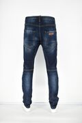 Moritz 846-024 Men's Pants Jeans With Wear Slim Fit Blue