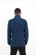 Side Effect 1013 Men's Blouse Long Sleeve Polo Regular Line Blue