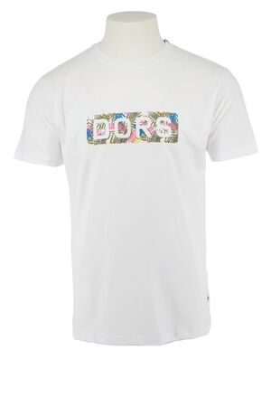 Dors 1134020 Ανδρική Μπλούζα Κοντομάνικη T-Shirt Με Τύπωμα Σε Κανονική Γραμμή Λευκό