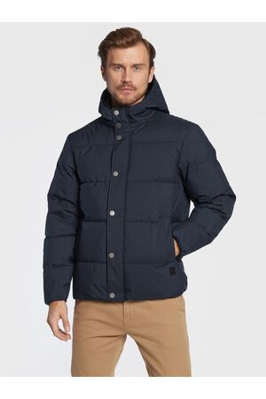 Solid Collin Ανδρικό Μπουφάν Puffer Jacket Με Επένδυση Σε Κανονική Γραμμή Μπλε