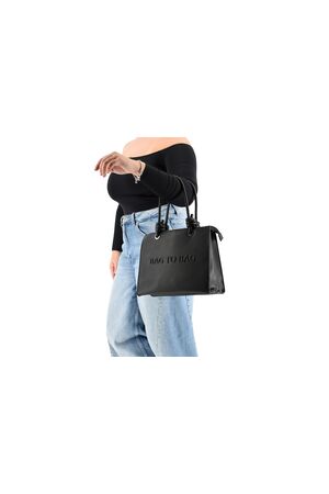 Bag to Bag Τσάντα Χειρός Σε Μαύρο Χρώμα - BTB0011