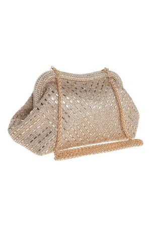 Bag to Bag Τσάντα Φάκελος Clutch Σε Χρυσό Χρώμα - MD2534
