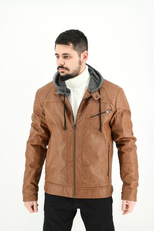 Tresor 2815 Men's Leather Jacket Slim Fit Camel