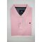 Dors 1124002 Men's Blouse Short Sleeve Polo Pique Regular Straight Line Pink