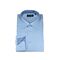 N.Y.Tailors Leoncio Ανδρικό Πουκάμισο Με Μικροσχέδιο Μονόχρωμο Κανονική Γραμμή Σιέλ