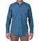 Dors 1033003 Men's Oxford Shirt Solid Color Regular Line Petrol