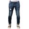 Profil Jeans 550 Ανδρικό Παντελόνι Τζιν Ελαστικό Σε Στενή Εφαρμογή Μπλε