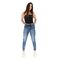 M-Jeans Γυναικείο Τζιν Ψηλόμεσο Ξεβαμμένο Ελαστικό Μπλέ