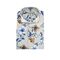 Yes Zee C505/UQ00 Ανδρικό Πουκάμισο Με Σχέδιο Floral Σε Στενή Γραμμή Γκρι