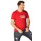 Martini 70865 Ανδρική Μπλούζα Κοντομάνικη T-Shirt Με Τύπωμα Σε Κανονική Γραμμή Κόκκινη