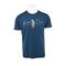 Be Board 32H9709 Ανδρική Μπλούζα Κοντομάνικη T-Shirt Με Τύπωμα Σε Κανονική Γραμμή Μπλε Ράφ