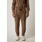 Stefan 3800 Ανδρικό Παντελόνι Chinos Κοτλέ Με Πιέτες Oversize Ταμπά / Καφέ