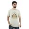 Yes Zee T756/T300 Ανδρική Μπλούζα T-Shirt Με Τύπωμα Εκρού