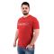 Be Board 42H9706 Ανδρική Μπλούζα Κοντομάνικη T-Shirt Με Τύπωμα Σε Κανονική Γραμμή Κόκκινη