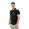 Martini 70949 Ανδρική Μπλούζα Polo Με Σχέδιο Στα Μανίκια Σε Κανονική Γραμμή Μαύρη