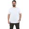 Side Effect RS-4249  Ανδρική Μπλούζα Κοντομάνικη T-Shirt Ελαστική Μονόχρωμη Σε Κανονική Γραμμή Λευκή