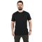 Side Effect RS-4249  Ανδρική Μπλούζα Κοντομάνικη T-Shirt Ελαστική Μονόχρωμη Σε Κανονική Γραμμή Μαύρη