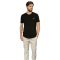 Edward  Elliot Ανδρική Μπλούζα Κοντομάνικη T-Shirt Με Τύπωμα Σε Κανονική Γραμμή Μαύρη
