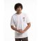 Martini 70945 Ανδρική Μπλούζα Κοντομάνικη T-Shirt Με Τύπωμα Σε Oversize Γραμμή Λευκή