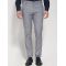 Tresor Dack Ανδρικό Παντελόνι Chinos Πικέ Ελαστικό Με Πλάγια Τσέπη Σε Στενή Γραμμή Γκρι/Μπλε