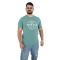 Pre End Atlas Ανδρική Μπλούζα Κοντομάνικη T-Shirt Με Τύπωμα Στο Στήθος Υπερμέγεθος Πράσινη