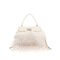 Bag to Bag Γούνινη Τσάντα Χειρός Σε Μπεζ Χρώμα - QS05