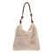 Bag to Bag Γούνινη Τσάντα Ώμου Σε Μπεζ Χρώμα - XY2518